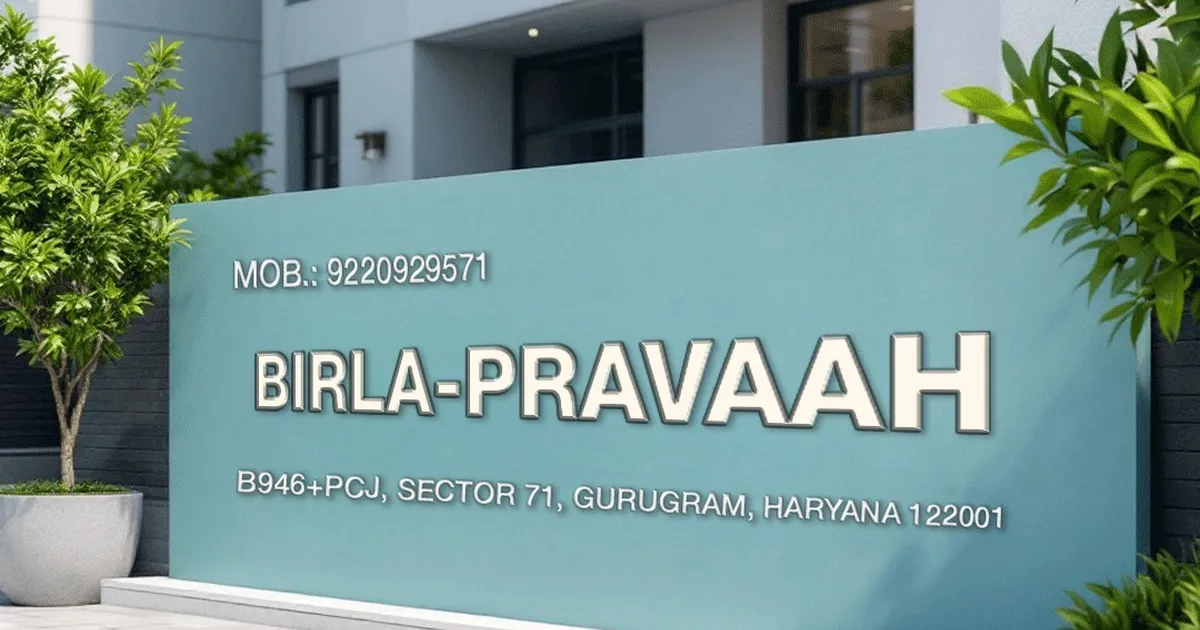 Birla Pravaah Sector 71 Gurugram — 3 BHK, 3 BHK + Utility — Sector 71, Southern Peripheral Road (spr) — Gurugram